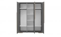 Kleiderschrank Soe | 145,5|cm Grau / Buche -Kindermöbel Verkaufsladen 12111465 2 201903251128