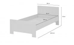 Bett Smilla | Grau -Kindermöbel Verkaufsladen 12111758 1 202111252244