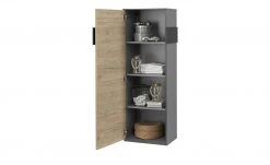 Stauraumelement 1-türig Holly | Mittelgrau / Hickory (Nachbildung) / Anthrazit 144,4|cm -Kindermöbel Verkaufsladen 12111973 4 202106092233