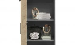 Stauraumelement 1-türig Holly | Mittelgrau / Hickory (Nachbildung) / Anthrazit 144,4|cm -Kindermöbel Verkaufsladen 12111973 5 202106092233