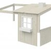 FLEXA Hausaufsatz Flexa Classic Haus | Kiefer Weiß 129|cm -Kindermöbel Verkaufsladen 12113485 1 201906050934
