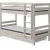 FLEXA Etagenbett mit 2 Schubladen Flexa Classic | Kiefer Grau -Kindermöbel Verkaufsladen 12113809 6 202001202239