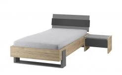 Bettgestell Holly | Mittelgrau / Hickory (Nachbildung) / Anthrazit 90 cm 12 Bettgestell Holly | Mittelgrau / Hickory (Nachbildung) / Anthrazit 90 cm -Kindermöbel Verkaufsladen 12114015 5 202001082240