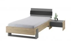 Bettgestell Holly | Mittelgrau / Hickory (Nachbildung) / Anthrazit 90 cm 13 Bettgestell Holly | Mittelgrau / Hickory (Nachbildung) / Anthrazit 90 cm -Kindermöbel Verkaufsladen 12114015 6 202001082240