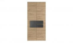 Kleiderschrank, 2-türig Holly | Weiß / Hickory (Nachbildung) / Anthrazit 101,3|cm -Kindermöbel Verkaufsladen 12114043 2 202001082240