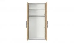 Kleiderschrank, 2-türig Holly | Mittelgrau / Hickory (Nachbildung) / Anthrazit 101,3|cm -Kindermöbel Verkaufsladen 12114044 3 202001082240