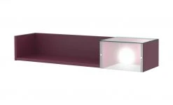 Wandregal Holly | Fuchsia Leuchtkubus rechts