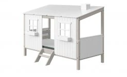 FLEXA Bettgestell Flexa Classic Haus | Kiefer Grau / Weiß