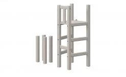 FLEXA Halbhohes Bett mit Rutsche Flexa Classic | Kiefer Grau -Kindermöbel Verkaufsladen 12114214 2 202002062236