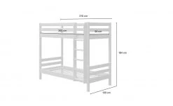 FLEXA Maxi Etagenbett Flexa Classic | Kiefer Grau -Kindermöbel Verkaufsladen 12114225 4 202111252244