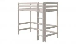 FLEXA Hochbett Flexa Classic | Kiefer Grau Senkrechte Leiter -Kindermöbel Verkaufsladen 12114232 1 201911292244