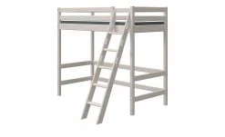 FLEXA Hochbett Flexa Classic | Kiefer Grau Schrägleiter
