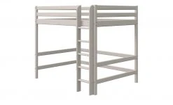 FLEXA Hochbett Flexa Classic | Kiefer Grau Senkrechte Leiter -Kindermöbel Verkaufsladen 12114234 1 201911292244