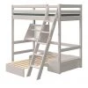 FLEXA Casa Hochbett Flexa Classic | Kiefer grau Schrägleiter -Kindermöbel Verkaufsladen 12114237 7 202111252244