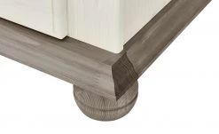 Kleiderschrank, 3-türig Bornholm | Kiefer Weiß / Kiefer lavafaben -Kindermöbel Verkaufsladen 12114616 9 201912022245