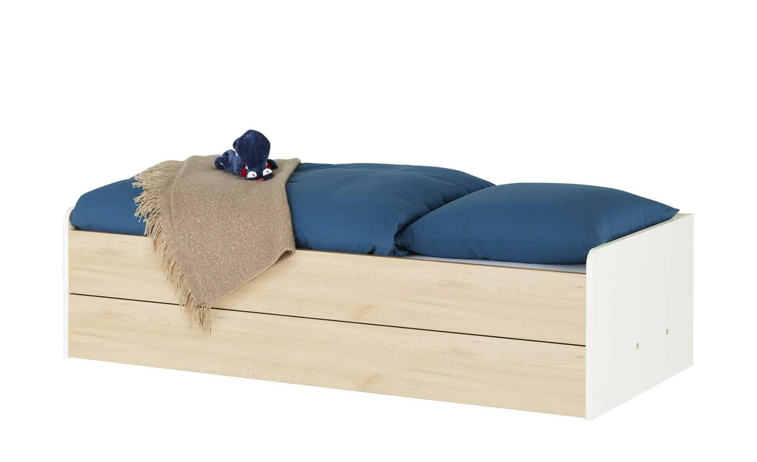 Stauraumbett Grow Up | Weiß / Livorno Buche (Nachbildung) 90 cm 3 Stauraumbett Grow Up | Weiß / Livorno Buche (Nachbildung) 90 cm