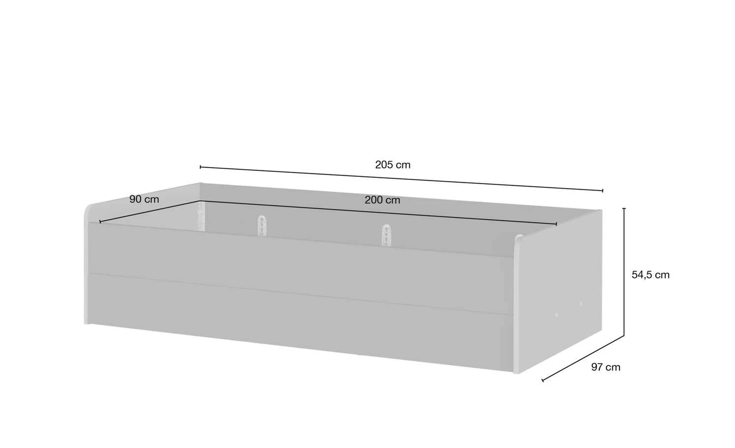 Stauraumbett Grow Up | Weiß / Risseiche (Nachbildung) 90 cm 17 Stauraumbett Grow Up | Weiß / Risseiche (Nachbildung) 90 cm – Bild 15