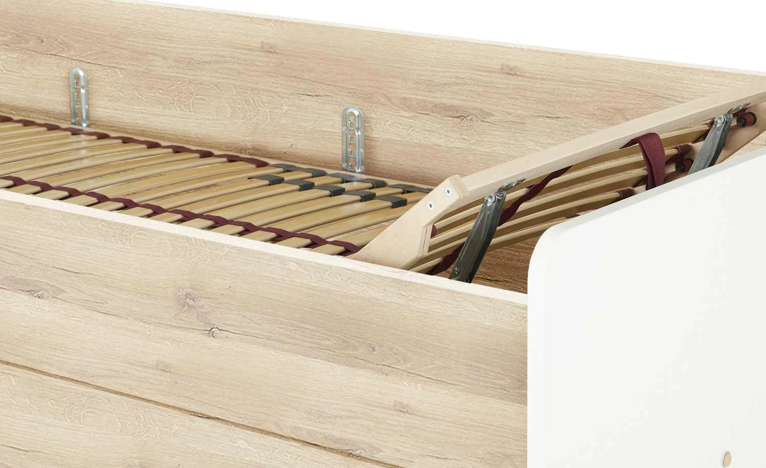 Stauraumbett Grow Up | Weiß / Risseiche (Nachbildung) 90 cm 12 Stauraumbett Grow Up | Weiß / Risseiche (Nachbildung) 90 cm – Bild 10