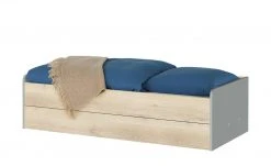 Stauraumbett Grow Up | Grau / Risseiche (Nachbildung) 90 cm