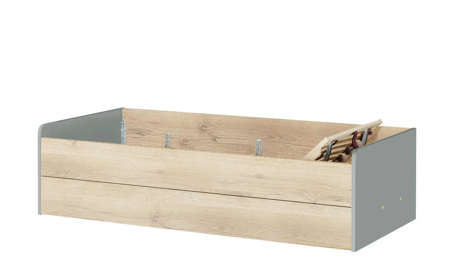 Stauraumbett Grow Up | Grau / Risseiche (Nachbildung) 90 cm 9 Stauraumbett Grow Up | Grau / Risseiche (Nachbildung) 90 cm – Bild 7