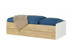 Stauraumbett Grow Up | Sandgrau / Wildeiche (Nachbildung) 90 cm