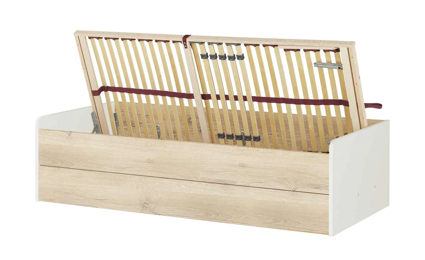 Stauraumbett Grow Up | Sandgrau / Risseiche (Nachbildung) 90 cm 7 Stauraumbett Grow Up | Sandgrau / Risseiche (Nachbildung) 90 cm – Bild 5