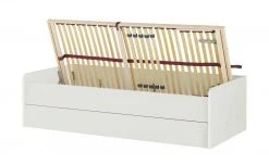 Stauraumbett Grow Up | Weiß / Sandgrau 90 cm -Kindermöbel Verkaufsladen 12114699 15 202108231242