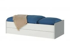 Stauraumbett Grow Up | Grau / Sandgrau 90 cm