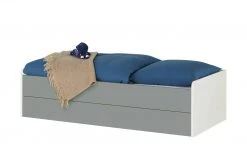 Stauraumbett Grow Up | Sandgrau / Grau 90 cm -Kindermöbel Verkaufsladen 12114713 12 202108231240