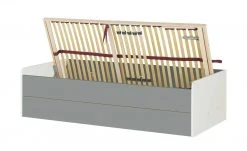 Stauraumbett Grow Up | Sandgrau / Grau 90 cm -Kindermöbel Verkaufsladen 12114713 13 202108231240