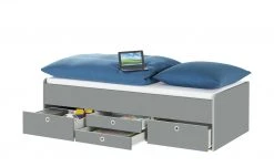 Schubkastenbett Grow Up | Grau 200 cm 90 cm -Kindermöbel Verkaufsladen 12114716 12 202007080957