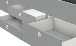 Schubkastenbett Grow Up | Grau 200 cm 90 cm -Kindermöbel Verkaufsladen 12114716 2 202007080957