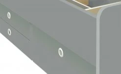 Schubkastenbett Grow Up | Grau 200 cm 90 cm -Kindermöbel Verkaufsladen 12114716 3 202007080957