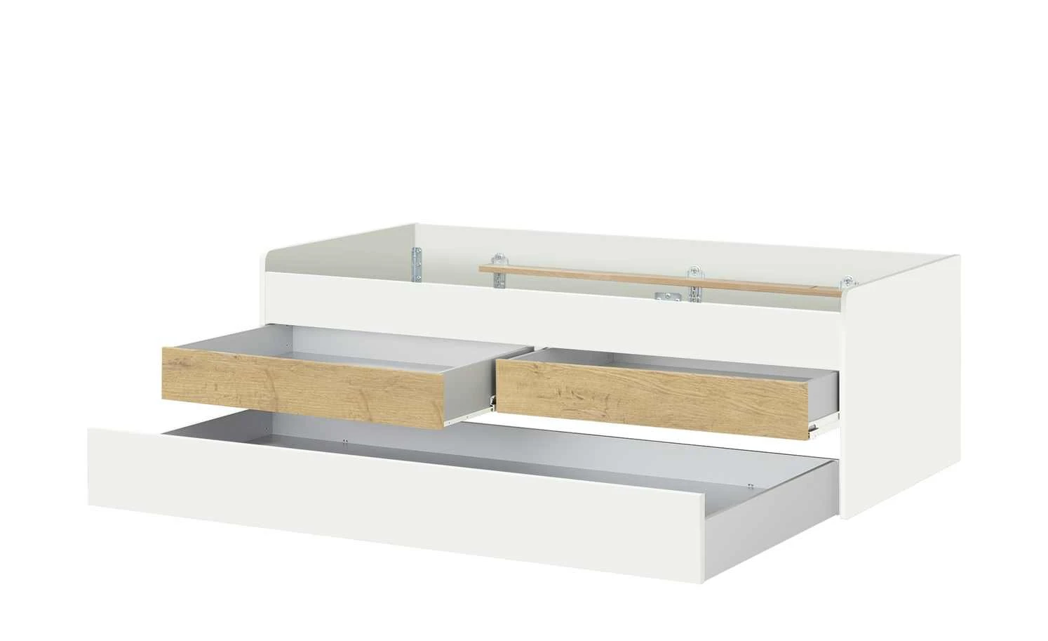 Duobett mit Stauraum Grow Up | Weiß / Wildeiche (Nachbildung) 90 cm 12 Duobett mit Stauraum Grow Up | Weiß / Wildeiche (Nachbildung) 90 cm – Bild 10
