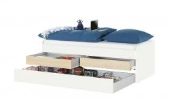 Duobett mit Stauraum Grow Up | Weiß / Livorno Buche (Nachbildung) 90 cm -Kindermöbel Verkaufsladen 12114827 10 202003112234