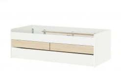 Duobett mit Stauraum Grow Up | Weiß / Livorno Buche (Nachbildung) 90 cm -Kindermöbel Verkaufsladen 12114827 5 202003112234