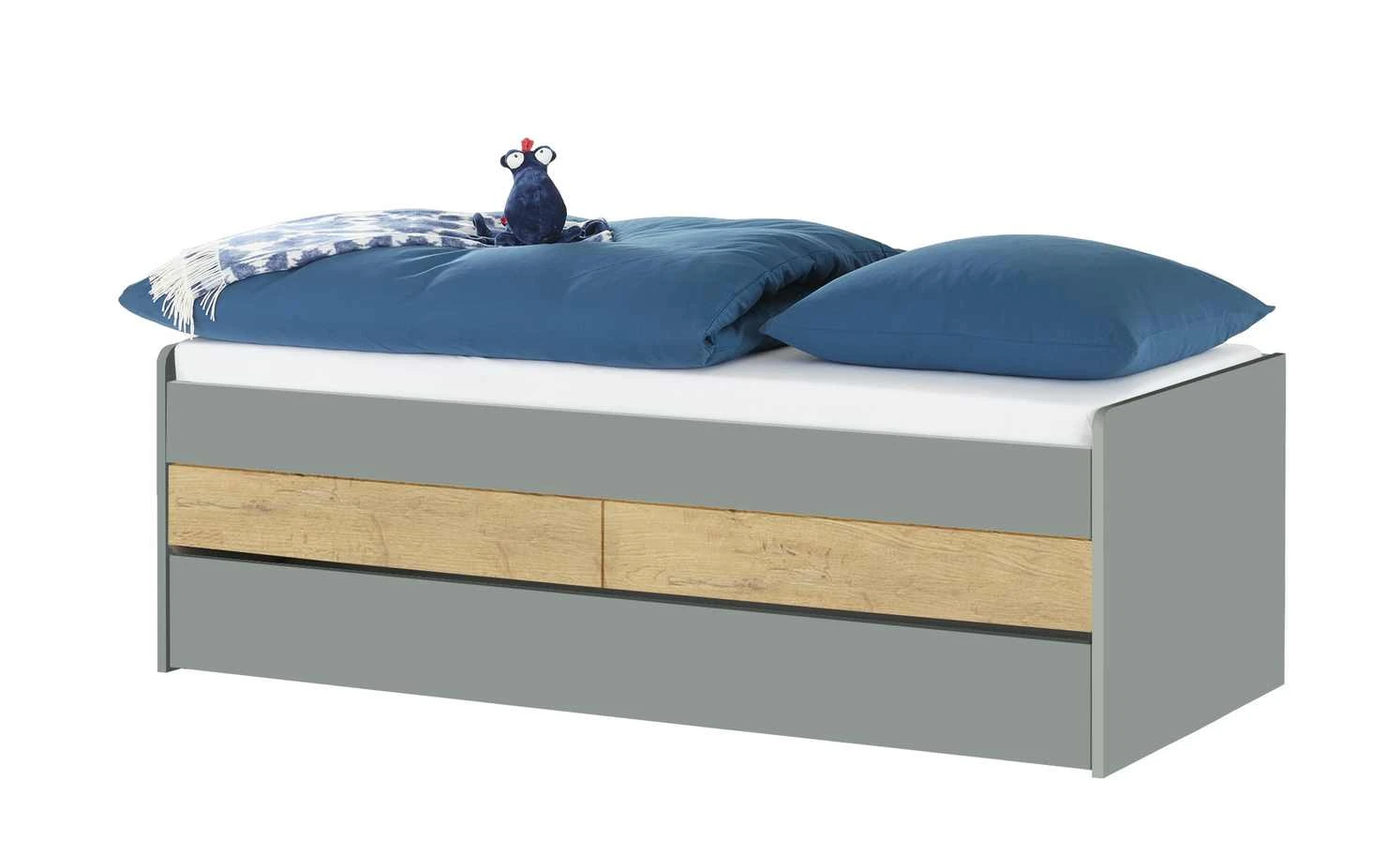 Duobett mit Stauraum Grow Up | Grau / Wildeiche (Nachbildung) 90 cm 3 Duobett mit Stauraum Grow Up | Grau / Wildeiche (Nachbildung) 90 cm