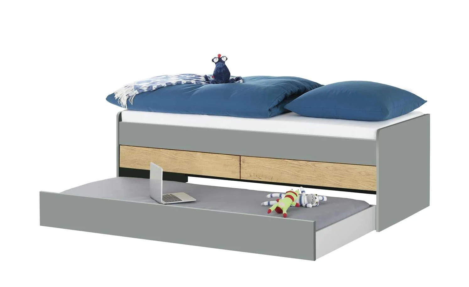 Duobett mit Stauraum Grow Up | Grau / Wildeiche (Nachbildung) 90 cm 11 Duobett mit Stauraum Grow Up | Grau / Wildeiche (Nachbildung) 90 cm – Bild 9