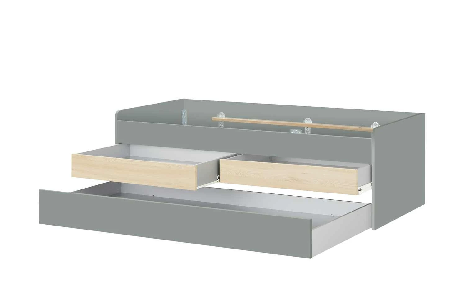 Duobett mit Stauraum Grow Up | Grau / Livorno Buche (Nachbildung) 90 cm 8 Duobett mit Stauraum Grow Up | Grau / Livorno Buche (Nachbildung) 90 cm – Bild 6