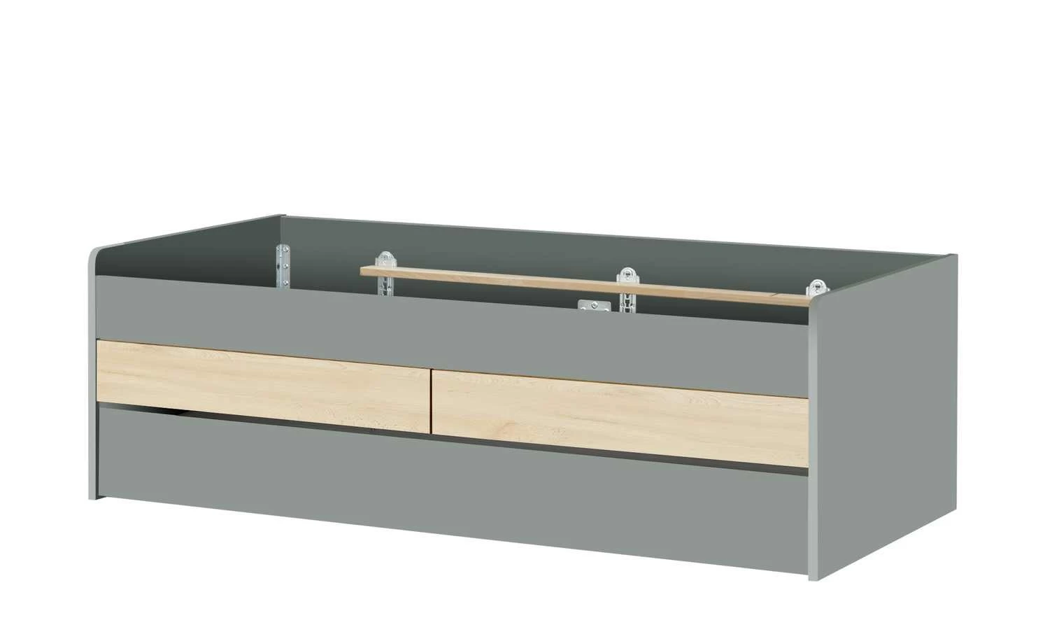 Duobett mit Stauraum Grow Up | Grau / Livorno Buche (Nachbildung) 90 cm 9 Duobett mit Stauraum Grow Up | Grau / Livorno Buche (Nachbildung) 90 cm – Bild 7