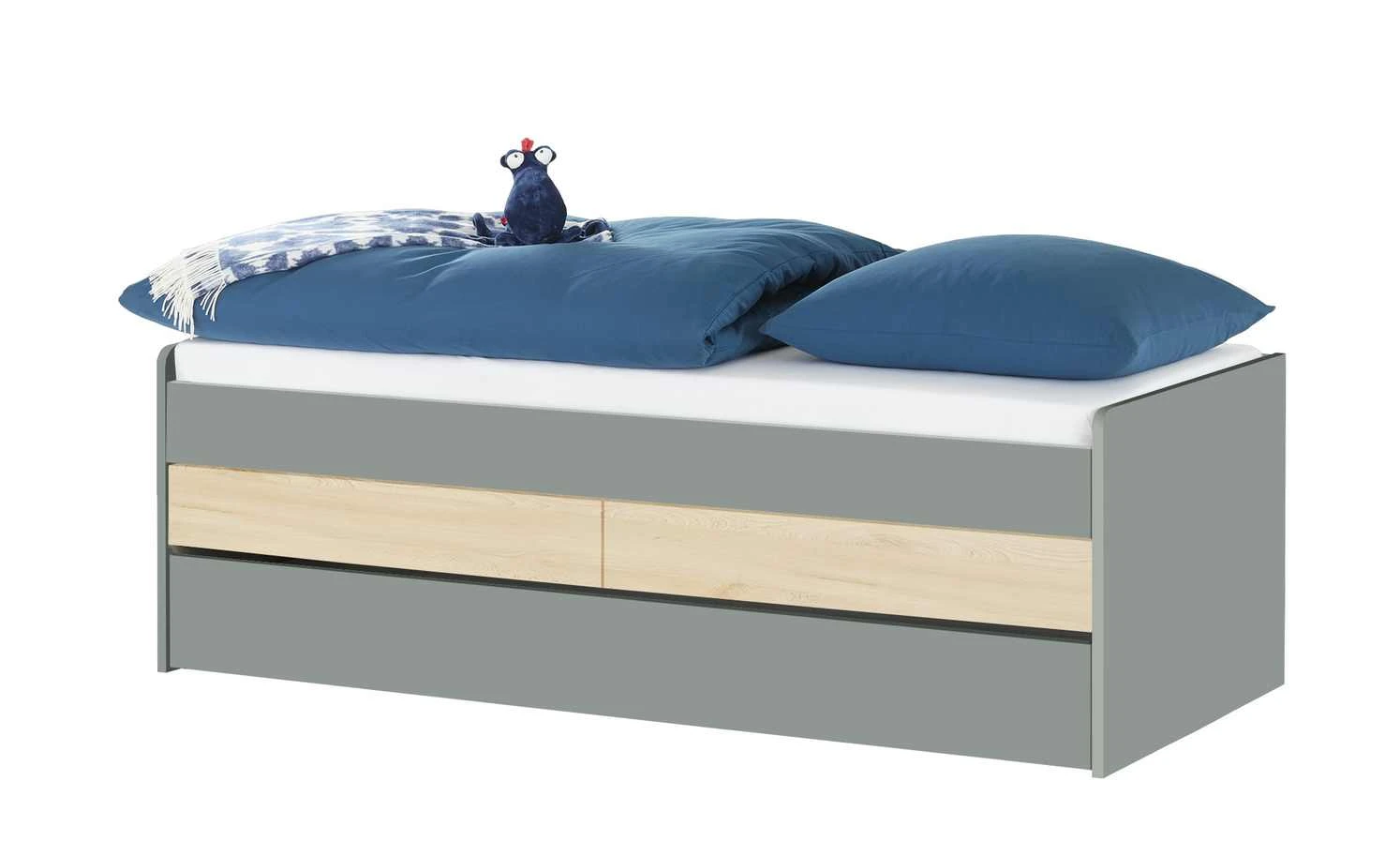 Duobett mit Stauraum Grow Up | Grau / Livorno Buche (Nachbildung) 90 cm 3 Duobett mit Stauraum Grow Up | Grau / Livorno Buche (Nachbildung) 90 cm