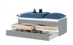 Duobett mit Stauraum Grow Up | Grau / Risseiche (Nachbildung) 90 cm -Kindermöbel Verkaufsladen 12114831 10 202003112234