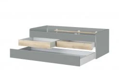 Duobett mit Stauraum Grow Up | Grau / Risseiche (Nachbildung) 90 cm -Kindermöbel Verkaufsladen 12114831 3 202003112234