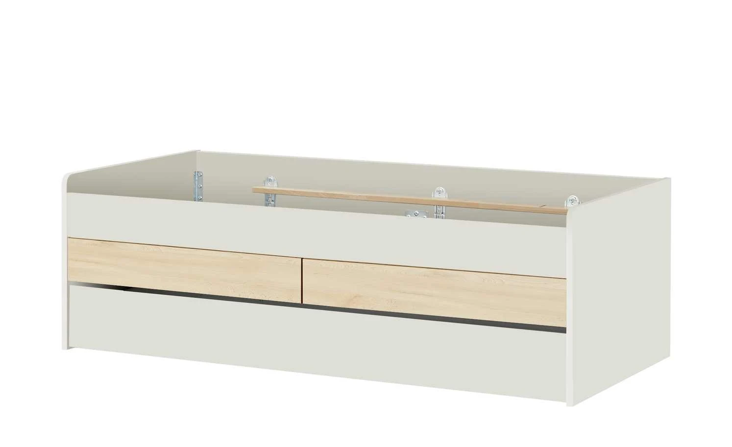 Duobett mit Stauraum Grow Up | Sandgrau / Livorno Buche (Nachbildung) 90 cm 4 Duobett mit Stauraum Grow Up | Sandgrau / Livorno Buche (Nachbildung) 90 cm – Bild 2