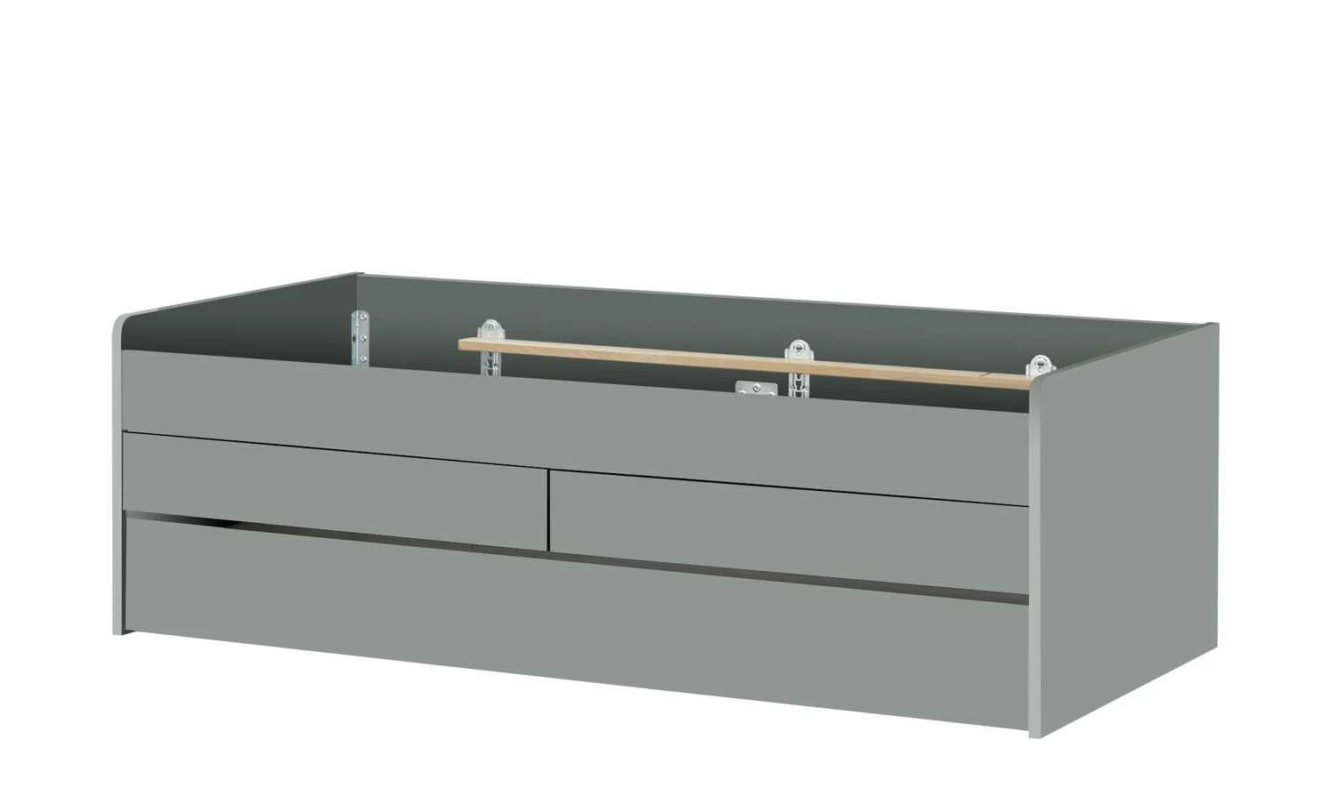 Duobett mit Stauraum Grow Up | Grau 90 cm 4 Duobett mit Stauraum Grow Up | Grau 90 cm – Bild 2