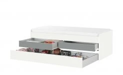 Duobett mit Stauraum Grow Up | Weiß / Grau 90 cm -Kindermöbel Verkaufsladen 12114844 5 202003122234