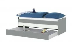 Duobett mit Stauraum Grow Up | Grau / Weiß 90 cm -Kindermöbel Verkaufsladen 12114847 3 202003122234
