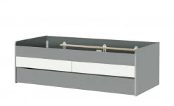 Duobett mit Stauraum Grow Up | Grau / Weiß 90 cm -Kindermöbel Verkaufsladen 12114847 5 202003122234