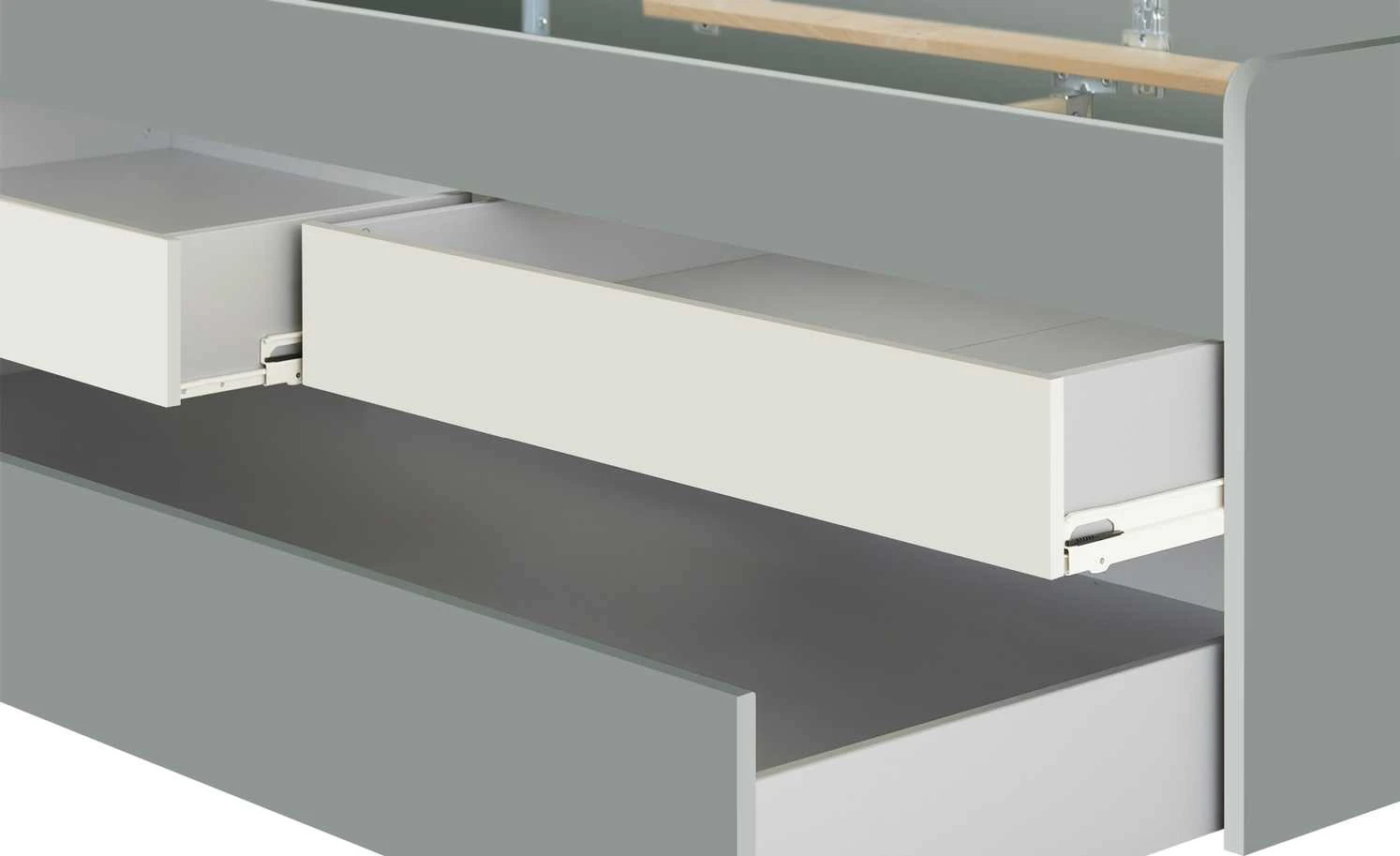 Duobett mit Stauraum Grow Up | Grau / Sandgrau 90 cm 12 Duobett mit Stauraum Grow Up | Grau / Sandgrau 90 cm – Bild 10