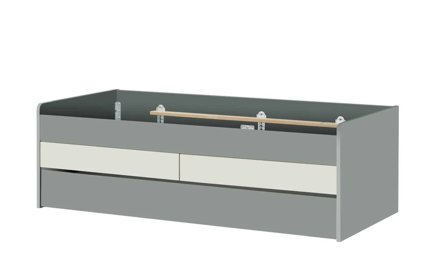 Duobett mit Stauraum Grow Up | Grau / Sandgrau 90 cm 5 Duobett mit Stauraum Grow Up | Grau / Sandgrau 90 cm – Bild 3